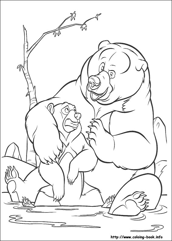 Brother Bear coloring picture